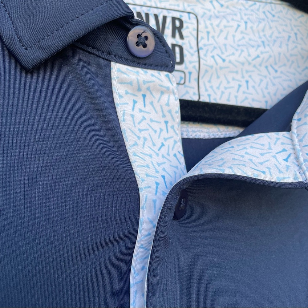 Nvr Lnd Cc (Neverland Country Club) Ftk Roxx Vodka Golf Polo Xl View 3